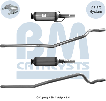 Ruß-/Partikelfilter, Abgasanlage BM11019P kaufen | BM CATALYSTS | ECE geprüft