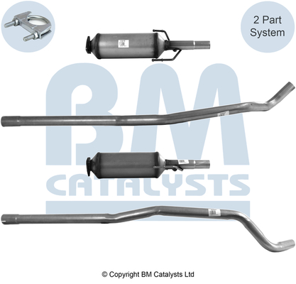 Ruß-/Partikelfilter, Abgasanlage BM11020P kaufen | BM CATALYSTS | ECE geprüft