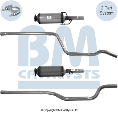 Ruß-/Partikelfilter, Abgasanlage BM11062P kaufen | BM CATALYSTS | ECE geprüft