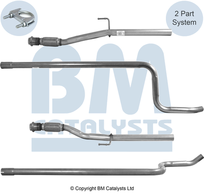 Abgasrohr BM50249 kaufen | BM CATALYSTS
