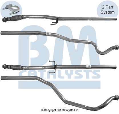 Abgasrohr BM50489 kaufen | BM CATALYSTS