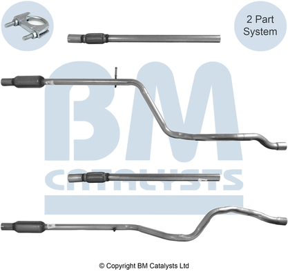 Abgasrohr BM50590 kaufen | BM CATALYSTS