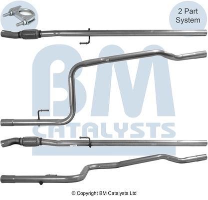 Abgasrohr BM50772 kaufen | BM CATALYSTS