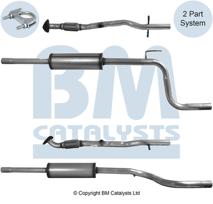 Abgasrohr BM50965 kaufen | BM CATALYSTS