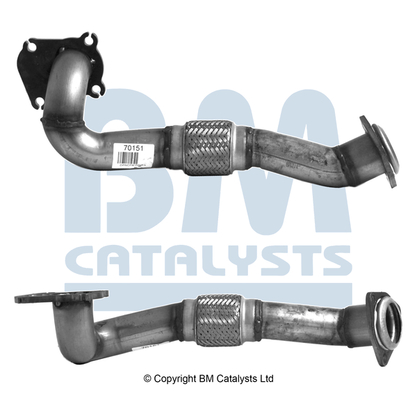Abgasrohr BM70151 kaufen | BM CATALYSTS