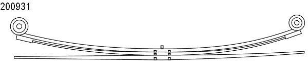 Federnpaket Hinterachse 10.200.931.00 kaufen | CS Germany