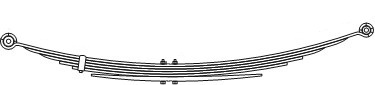 CS Germany 10.212.090.00 Federnpaket Hinterachse für FORD VW