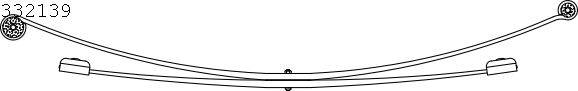 CS Germany 10.332.139.00 Federnpaket Hinterachse
