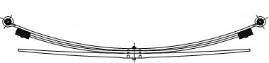 CS Germany 10.332.179.00 Federnpaket Hinterachse für MERCEDES-BENZ