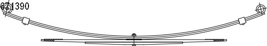Federnpaket Hinterachse 10.671.390.00 kaufen | CS Germany