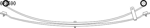 CS Germany 10.673.590.00 Federnpaket Hinterachse für IVECO