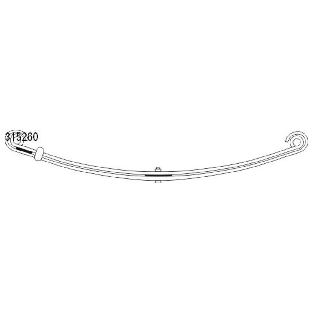 Federnpaket Vorderachse 10.315.260.00 kaufen | CS Germany