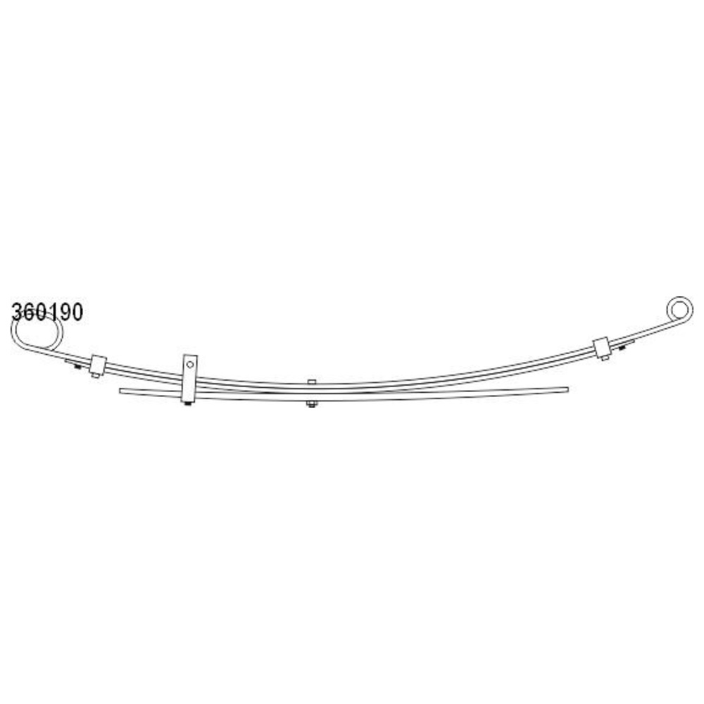 Federnpaket Hinterachse 10.360.190.00 kaufen | CS Germany