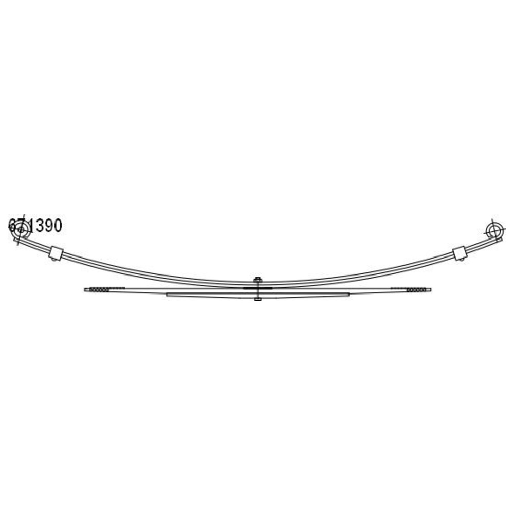 Federnpaket Hinterachse 10.671.390.00 kaufen | CS Germany