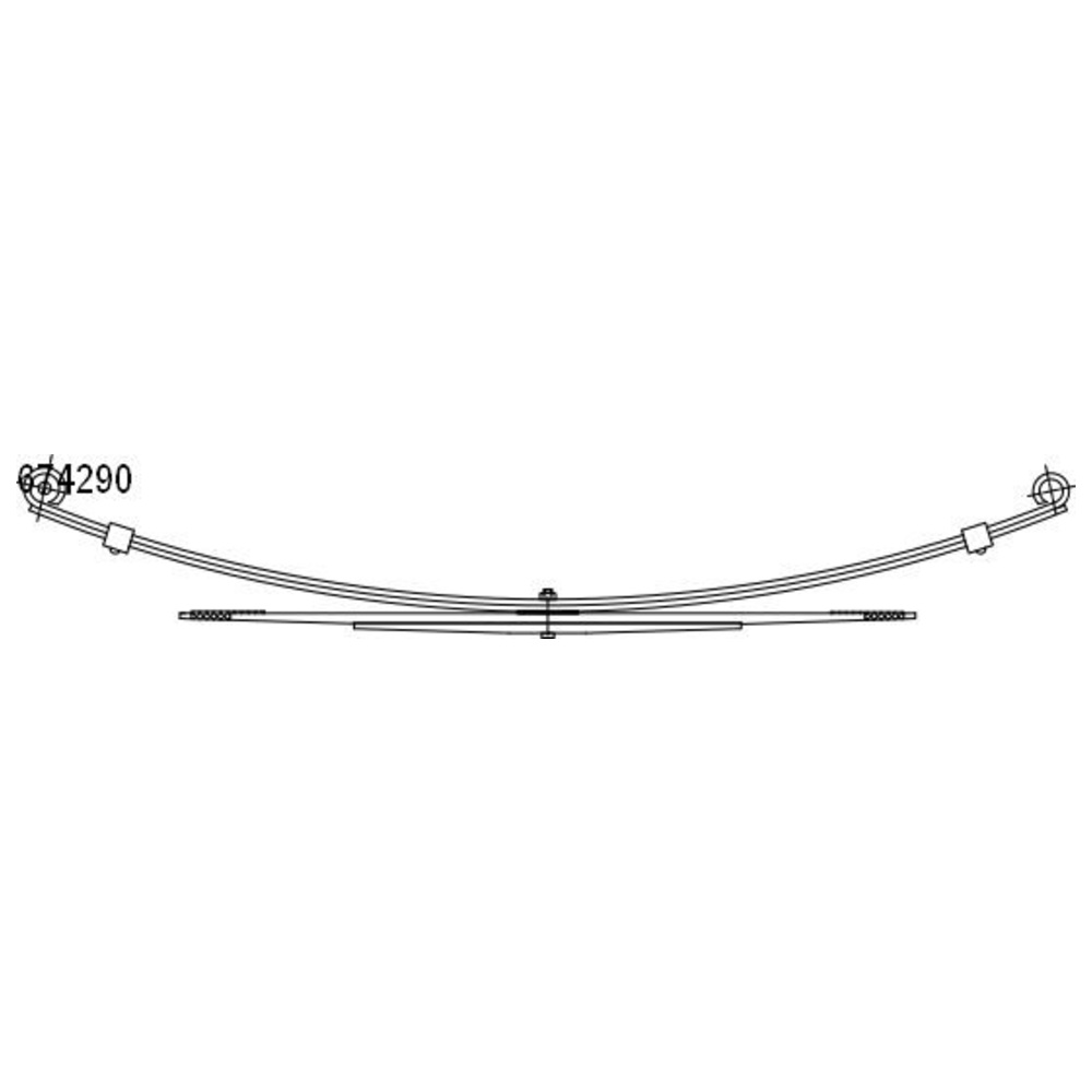 Federnpaket Hinterachse 10.674.290.00 kaufen | CS Germany
