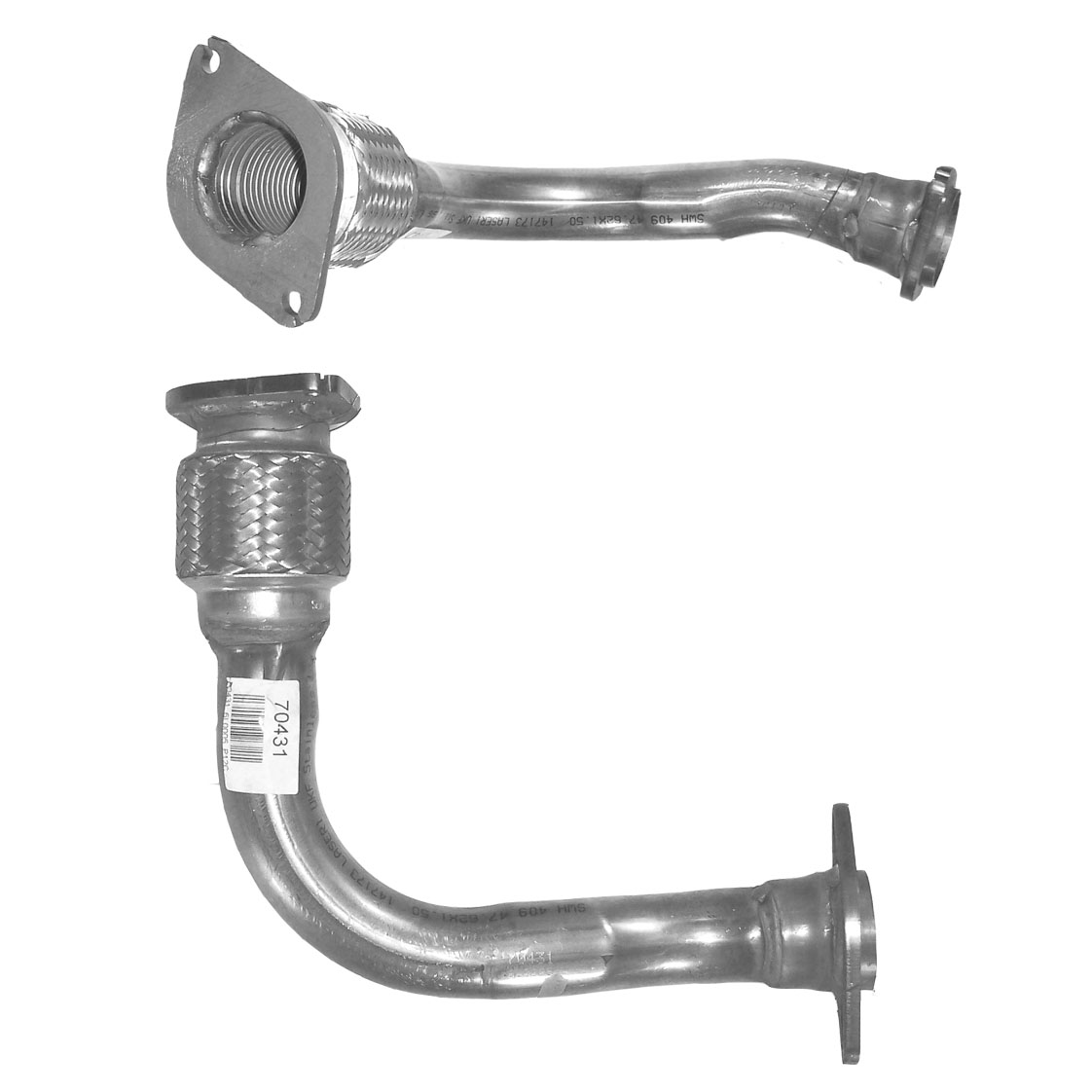 BM CATALYSTS BM70431 Abgasrohr für RENAULT