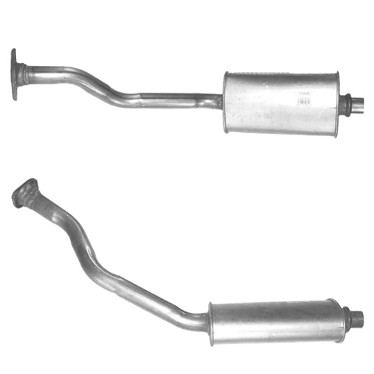 BM CATALYSTS BM70445 Abgasrohr für CITROËN PEUGEOT