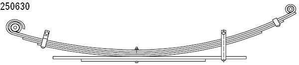 CS Germany 10.250.630.00 Federnpaket Hinterachse für TOYOTA