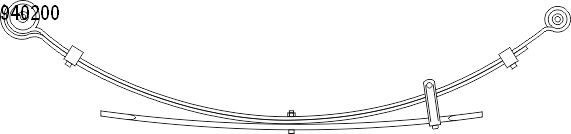 CS Germany 10.940.200.00 Federnpaket Hinterachse für VW