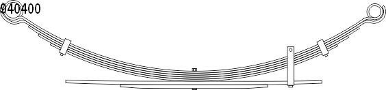 CS Germany 10.940.400.00 Federnpaket Hinterachse für VW