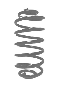 CS Germany 14.319.019 Fahrwerksfeder Hinterachse für MERCEDES-BENZ